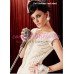 5085 Stunning White Anushka Sharma Bombay velvet Party Wear Dress