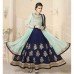 15007 Stunning Turquoise and Blue Mehak Party Wear Suit