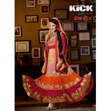 Light Pink Stunning Jacqueline Fernandez KICK Anarakali Dress