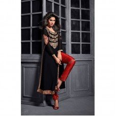 Black and Red Stunning MAISHA MASKEEN ADDICTION Designer Shalwar Suit