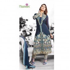 Blue Stunning MAISHA MASKEEN ADDICTION Designer Shalwar Suit
