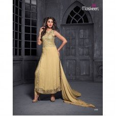 Gold Stunning MAISHA MASKEEN ADDICTION Designer Shalwar Suit