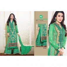 57007 Green Elezita Party wear Shalwar Suit