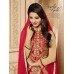 Golden Red CLASSIC KEYAS 4 GEORGETTE LONG LENGTH STRAIGHT SUIT