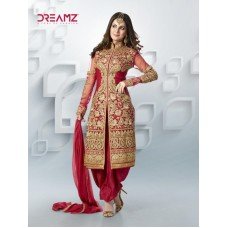 Red BEAUTIFUL DREAMZ VOL-4 WEDDING WEAR SHALWAR KAMEEZ 