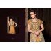 21005 Yellow Mohini Princess Dia Mirza Wedding Wear Dress