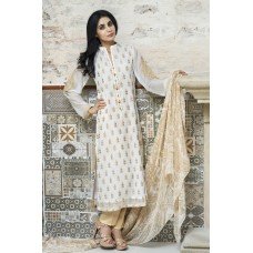 Stunning New Daisy White Chiffon Kameez Suit