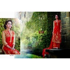 Red ELEGANT ROLEX PALAZZO PARTY WEAR DESIGNER DRESS 