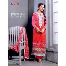 Pinkish Red OUTSTANDING SAJEELE BY SAINX PARTY WEAR SHALWAR KAMEEZ