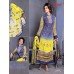 Yellow and Blue OUTSTANDING SAJEELE BY SAINX PARTY WEAR SHALWAR KAMEEZ