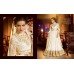 White BREATHTAKING SHENOA WEDDING WEAR HEAVY EMBROIDERED DESIGNER DRESS 