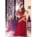3705- RED SHOWSTOPPER 3 MALAIKA ARORA KHAN WEDDING WEAR DRESS