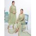 LIME GREEN HEROINE INDIAN WEDDING JACKET STYLE SALWAR SUIT