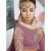 PURPLE HEROINE INDIAN WEDDING SALWAR SUIT