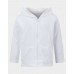White Stylish Girls Fleece Jacket