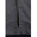 Grey Casual Wool Mens Jacket