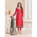RED INDIAN PARTY WEAR CHURIDAR SUIT