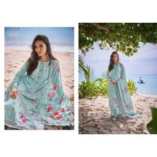 BISCAY GREEN DESIGNER CREPE DIGITAL PRINTED INDIAN PAKISTANI SUIT 