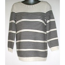 White Crystal Nautical Stripe Jumper