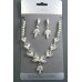 Beautiful wedding crystal necklace set