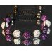 Black And White Crystal Unisex Shamballa Bracelet (17 different colours)