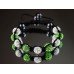 Black And White Crystal Unisex Shamballa Bracelet (17 different colours)