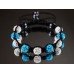 Black And White Crystal Unisex Shamballa Bracelet (17 different colours)