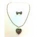 Pendent Black Crystal Necklace