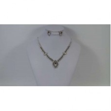 Eye Brown Crystal Necklace