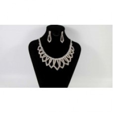 Lotus Gold Crystal Necklace