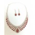 Heart Red Crystal Necklace