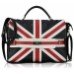 Black Union Jack Grab HandBag