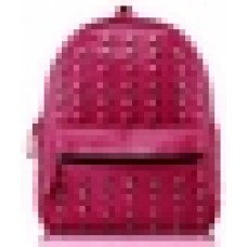 Fuchsia Unisex Studded Ruckback