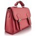 Pink Classic Buckle Detail Fashion Satchel