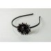 Black Sunflower Crystal Head Band