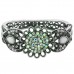 Clear and AB Tone Diamanté Fashion Bangle