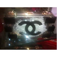 Transparant Chanel Designer Style Handbag Clutch Bag