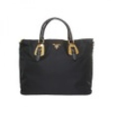 Gorgeous Dark Gray Prada Designer  Handbag