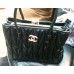Brand New stunning Black Designer Style Chanel Quilt Bag