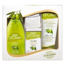 Dalan d'Olive Pure Olive Oil Liquid Soap Carton Gift Set