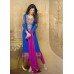 Blue SUSHMITA SEN DETAILED EMBROIDERED PARTY WEAR STRAIGHT DESIGNER SUIT