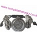 Double Row White Silver Crystal Shamballa watch