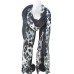 Gorgeous Design Ladies Scarf of Leopard Grain Lace