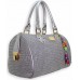 Gorgeous Silver Grey Diamante Fashion Handbag