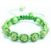 New 2012 Green Shamballa bracelet