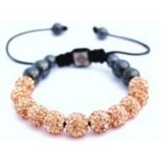 New Champagne Crystal Shamballa bracelet Without String ( BUY ONE GET ONE FREE)