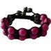 Pink Beads Double Shamballa Bracelets