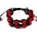 Red Double Crystal Shamballa Bracelet In A free Gift Box