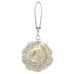 Small Sized Diamante Flower Clutch Bag   