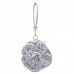 Small Sized Diamante Flower Clutch Bag   